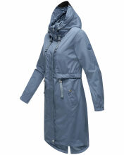 Navahoo Silberperle leichte Damen Übergangs Jacke Dusty Blue Größe S - Gr. 36