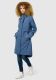 Navahoo Silberperle leichte Damen Übergangs Jacke Dusty Blue Größe S - Gr. 36