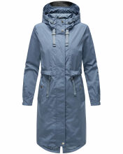 Navahoo Silberperle leichte Damen Übergangs Jacke Dusty Blue Größe XL - Gr. 42