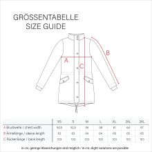 Navahoo Silberperle leichte Damen Übergangs Jacke Dusty Blue Größe XL - Gr. 42