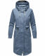 Navahoo Silberperle leichte Damen Übergangs Jacke Dusty Blue Größe XXL - Gr. 44