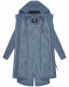 Navahoo Silberperle leichte Damen Übergangs Jacke Dusty Blue Größe XXL - Gr. 44