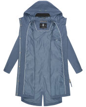 Navahoo Silberperle leichte Damen Übergangs Jacke Dusty Blue Größe XXXL - Gr. 43