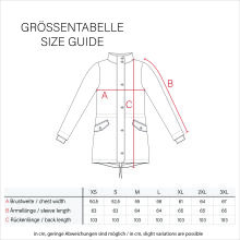 Navahoo Silberperle leichte Damen Übergangs Jacke Dusty Blue Größe XXXL - Gr. 43