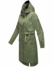 Navahoo Silberperle leichte Damen Übergangs Jacke Dusty Olive Größe XL - Gr. 42