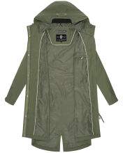 Navahoo Silberperle leichte Damen Übergangs Jacke Dusty Olive Größe XXL - Gr. 44
