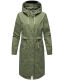 Navahoo Silberperle leichte Damen Übergangs Jacke Dusty Olive Größe XXL - Gr. 44