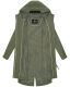 Navahoo Silberperle leichte Damen Übergangs Jacke Dusty Olive Größe XXL - Gr. 44