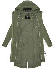 Navahoo Silberperle leichte Damen Übergangs Jacke Dusty Olive Größe XXXL - Gr. 43