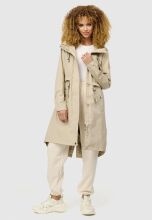 Navahoo Silberperle leichte Damen Übergangs Jacke Beige Größe S - Gr. 36