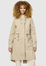 Navahoo Silberperle leichte Damen Übergangs Jacke Beige Größe S - Gr. 36