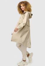Navahoo Silberperle leichte Damen Übergangs Jacke Beige Größe S - Gr. 36