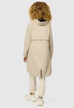 Navahoo Silberperle leichte Damen Übergangs Jacke Beige Größe S - Gr. 36