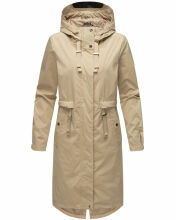 Navahoo Silberperle leichte Damen Übergangs Jacke Beige Größe S - Gr. 36