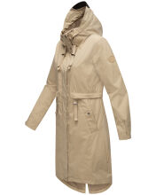 Navahoo Silberperle leichte Damen Übergangs Jacke Beige Größe S - Gr. 36