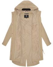 Navahoo Silberperle leichte Damen Übergangs Jacke Beige Größe S - Gr. 36