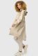 Navahoo Silberperle leichte Damen Übergangs Jacke Beige Größe S - Gr. 36