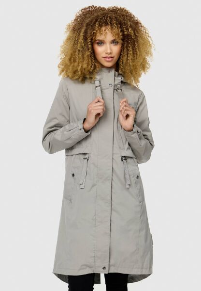 Navahoo Silberperle leichte Damen Übergangs Jacke Silver Grey Größe S - Gr. 36