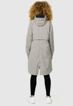 Navahoo Silberperle leichte Damen Übergangs Jacke Silver Grey Größe S - Gr. 36