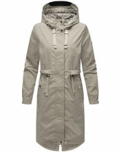 Navahoo Silberperle leichte Damen Übergangs Jacke Silver Grey Größe S - Gr. 36