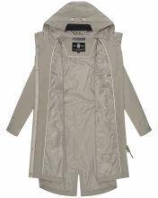 Navahoo Silberperle leichte Damen Übergangs Jacke Silver Grey Größe S - Gr. 36