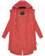 Navahoo Silberperle leichte Damen Übergangs Jacke Coral Red Größe XXL - Gr. 44