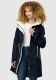 Navahoo Xankaa leichte Damen Übergangs Jacke Navy Größe M - Gr. 38