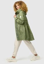 Navahoo Xankaa leichte Damen Übergangs Jacke Dusty Olive Größe M - Gr. 38