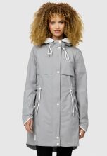 Navahoo Xankaa leichte Damen Übergangs Jacke Grau Größe M - Gr. 38