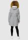 Navahoo Xankaa leichte Damen Übergangs Jacke Grau Größe L - Gr. 40