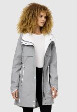 Navahoo Xankaa leichte Damen Übergangs Jacke Grau Größe XL - Gr. 42