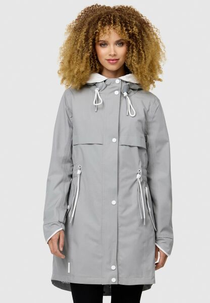 Navahoo Xankaa leichte Damen Übergangs Jacke Grau Größe XXL - Gr. 44
