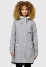 Navahoo Xankaa leichte Damen Übergangs Jacke Grau Größe XXXL - Gr. 46