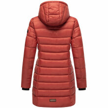 Marikoo Abendsternchen Damen Winterjacke gesteppt Terracotta-Größe S - Gr. 36