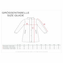 Marikoo Abendsternchen Damen Winterjacke gesteppt Terracotta-Größe S - Gr. 36