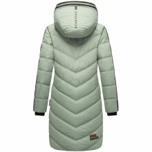 Marikoo Armasa lange Damen Winter Steppjacke Smokey Mint Größe XXL - Gr. 44