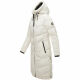 Marikoo Benikoo Damen lange Winterjacke Offwhite-Größe M - Gr. 38