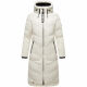 Marikoo Benikoo Damen lange Winterjacke Offwhite-Größe XXL - Gr. 44