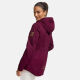 Marikoo Bikoo Damen gefütterte Winterjacke mit Teddyfell Weinrot Größe XXXL - Gr. 46