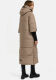 Navahoo Ciao Miau Damen lange Winterjacke B988 Taupe Grey Größe XL - Gr. 42