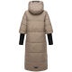 Navahoo Ciao Miau Damen lange Winterjacke B988 Taupe Grey Größe XXL - Gr. 44