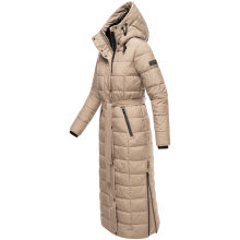 Navahoo Das Teil XIV Damen Winter Steppmantel Taupe Grey-Größe XXL - Gr. 44