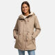 Navahoo Ireliaa Damen Winterjacke Taupe Grey Größe M - Gr. 38