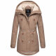 Navahoo Ireliaa Damen Winterjacke Taupe Grey Größe L - Gr. 40