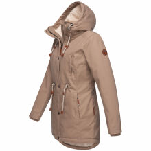 Navahoo Ireliaa Damen Winterjacke Taupe Grey Größe XXL - Gr. 44