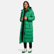 Navahoo Isalie Damen lange Winterjacke gesteppt Smaragd...