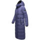 Navahoo Isalie Damen lange Winterjacke gesteppt Blue Violet Größe XS - Gr. 34
