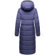 Navahoo Isalie Damen lange Winterjacke gesteppt Blue Violet Größe XS - Gr. 34