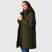 Marikoo Karumikoo Damen Winter Steppjacke Dark Olive Größe XXXL - Gr. 46