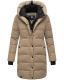 Navahoo Knutschilein ladies winter jacket Taupe Grey